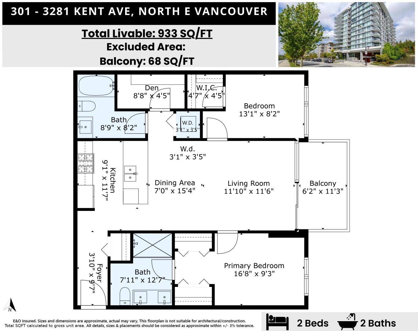 301 3281 E KENT AVENUE NORTH 40